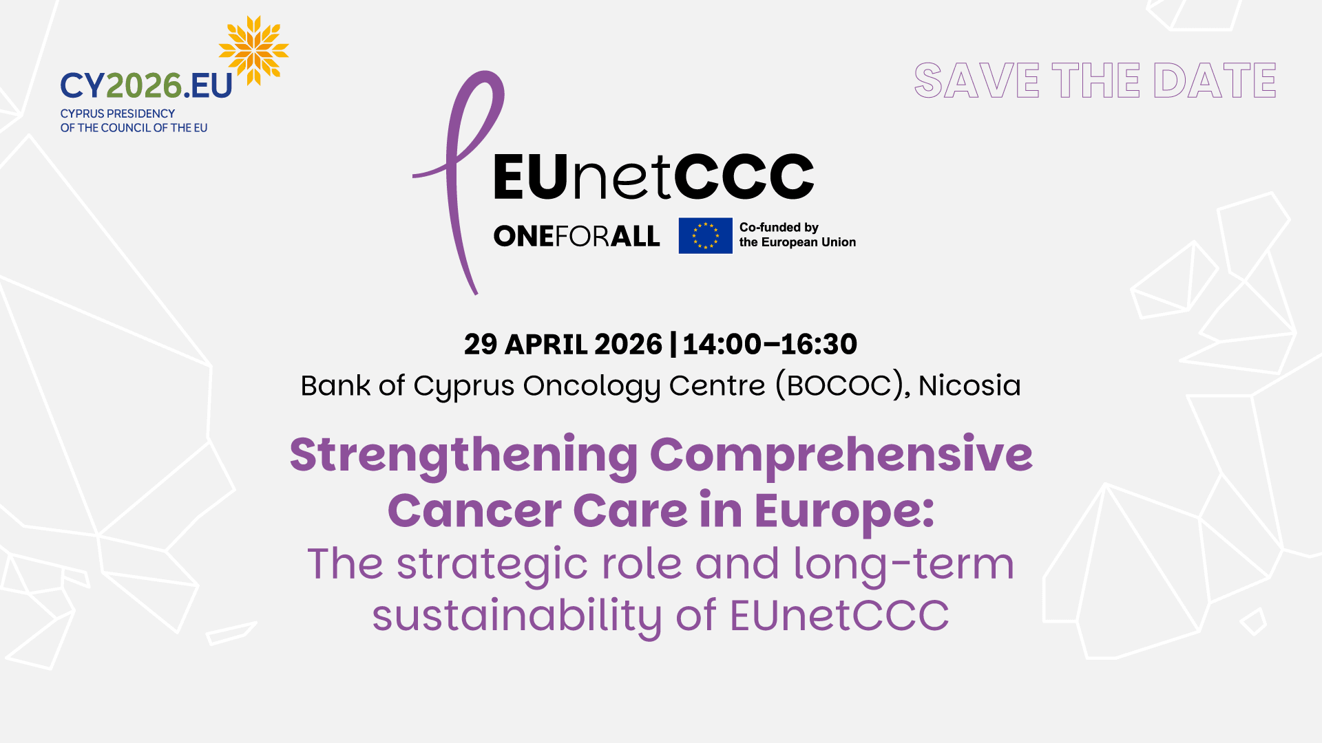 Strengthening Comprehensive Cancer Care in Europe: The strategic role and long-term sustainability of EUnetCCC