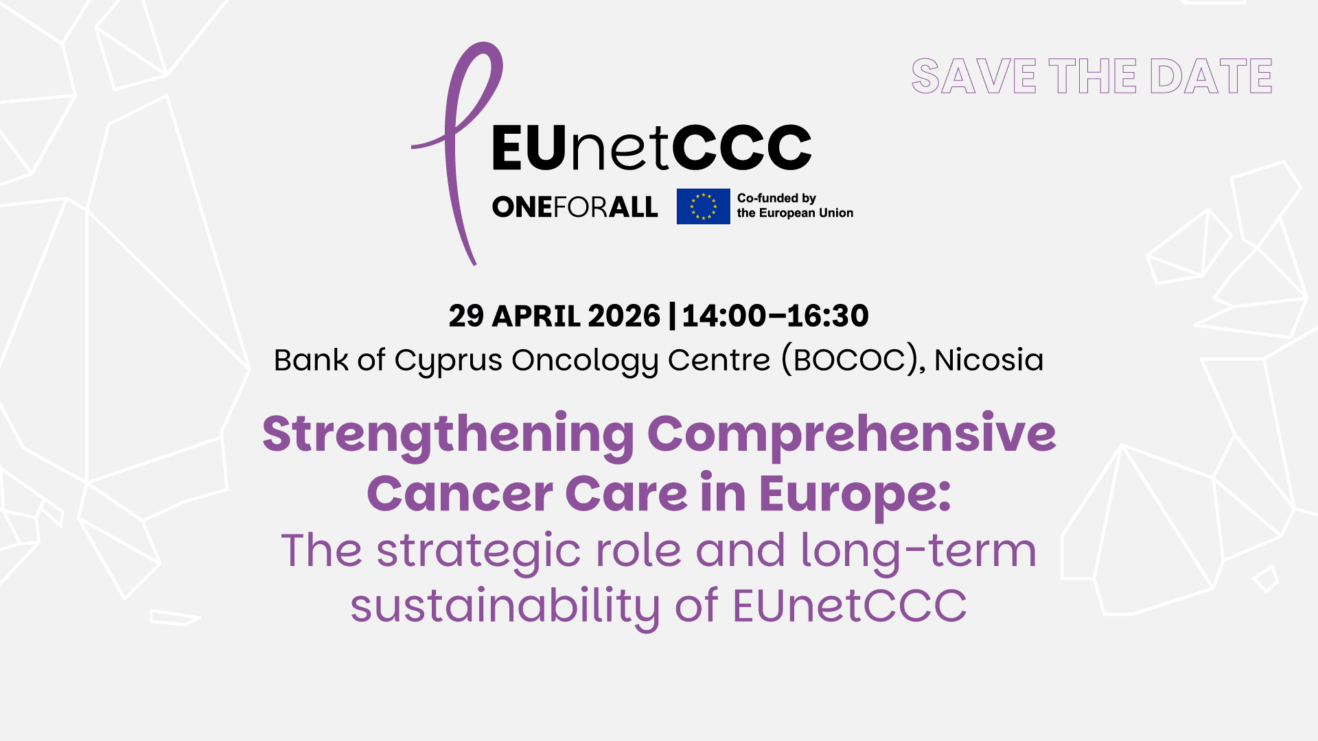 Strengthening Comprehensive Cancer Care in Europe event